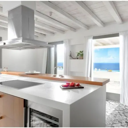 Extravagant Mykonos - 16 Bedrooms - Cronus - Stunning Sea Views - Great For Larger Groups - Kalo Livadi *
