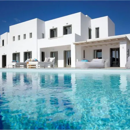 Extravagant Mykonos - 16 Bedrooms - Cronus - Stunning Sea Views - Great For Larger Groups - Kalo Livadi Villa